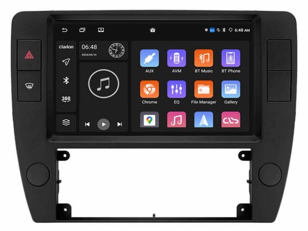 Clarion GL700 Lite Series 8Core Android11 2+32GB VW Passat B5 2001-2005 Navigation Multimedia Tablet 9" Με Carplay & Android Auto