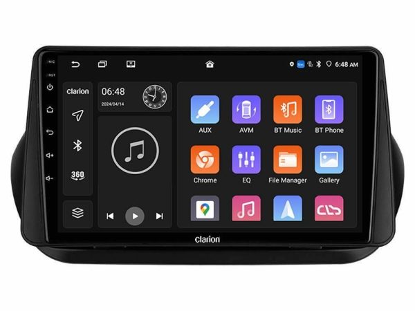 Clarion GL700 Lite Series 8Core Android11 6+128GB Fiat Fiorino/Citroen Nemo/Peugeot Bipper Navigation Multimedia Tablet 9" Με Carplay & Android Auto