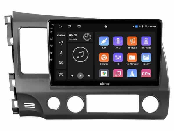 Clarion GL700 Lite Series 8Core Android11 6+128GB Honda Civic 2006-2011 Navigation Multimedia Tablet 9" Με Carplay & Android Auto