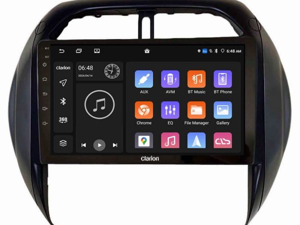 Clarion GL700 Lite Series 8Core Android11 6+128GB Toyota RAV4 2001-2005 (Auto A/C) Navigation Multimedia Tablet 9" Με Carplay & Android Auto