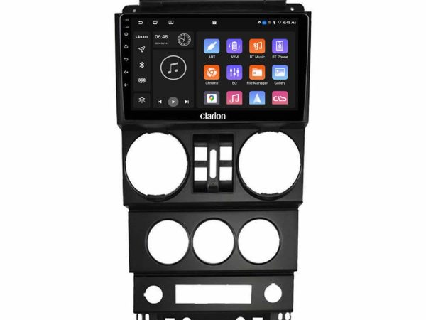 Clarion GL300 Series 4Core Android11 2+32GB Jeep Wrangler 2008-2010 Navigation Multimedia Tablet 9" Με Carplay & Android Auto