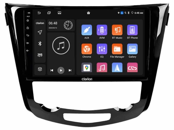 Clarion GL300 Series 4Core Android11 2+32GB Nissan Qashqai J11 (AUTO A/C) Navigation Multimedia Tablet 10" Με Carplay & Android Auto
