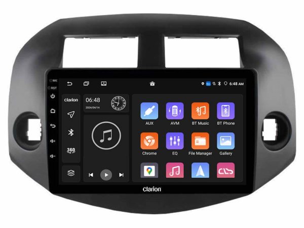 Clarion GL300 Series 4Core Android11 2+32GB Toyota Rav4 2006-2012 Navigation Multimedia Tablet 10" Με Carplay & Android Auto