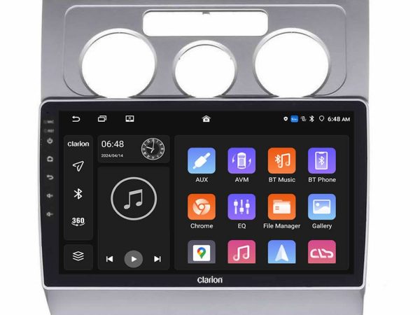 Clarion GL300 Series 4Core Android11 2+32GB VW Touran 2003-2011 Navigation Multimedia Tablet 10" Με Carplay & Android Auto