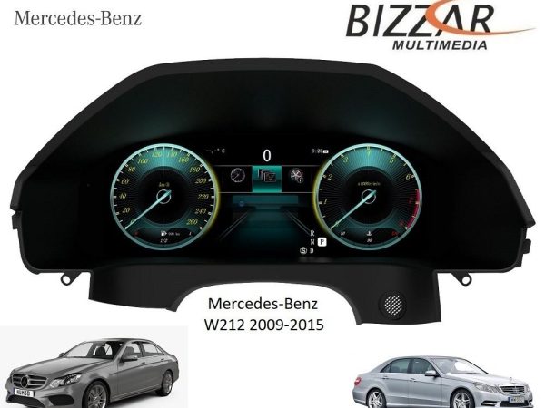 Mercedes E Class W212 2011-2014 Digital LCD Instrument Cluster 12.3" με HD οθόνη 1920*720