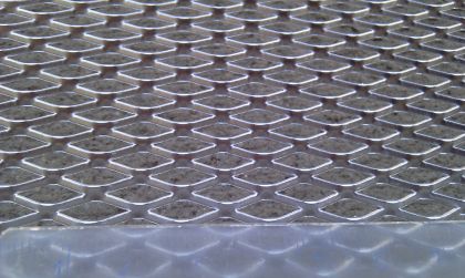 Μεταλλική σίτα χρωμίου-100x20 cm.