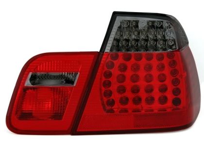 Πίσω φανάρια led για BMW E46 cabrio (1999-2007) - φιμέ φλας - σετ 2τμχ.