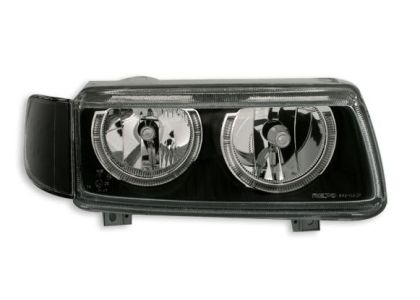 Φανάρια εμπρός angel eyes για Vw Passat Β4 (1993-1996) - μαύρα , χωρίς λάμπες (Η7) - σετ 2τμχ.