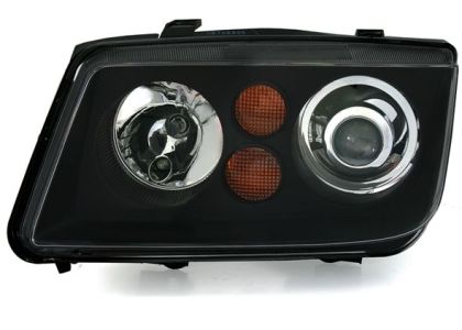 Φανάρια εμπρός tuning για Vw Bora - μαύρα , χωρίς λάμπες (Η7) - σετ 2τμχ.