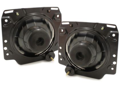 Φανάρια εμπρός με σταυρό για Vw Golf II (1983-1993) - μαύρα χρωμίου ,  χωρίς  λάμπες (Η 4 ) - σετ 2τμχ.