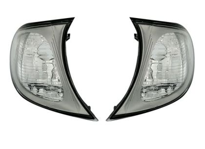 Φλας δίπλα στο φανάρι  BMW E46 sedan  (2001-2005) - χρωμίου - σετ 2τμχ.