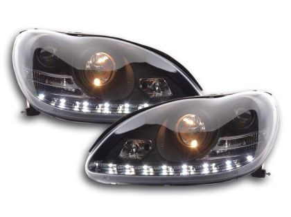 Φανάρια εμπρός led για Mercedes W 220 S-Class (2002-2005) , με λάμπες (Η1) - σετ 2τμχ.