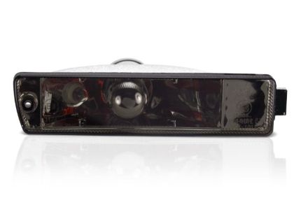 Φλας για φαρδύ προφυλακτήρα Golf  2 / Jetta (1983-1991)  - μαύρο χρωμίου - σετ 2τμχ.