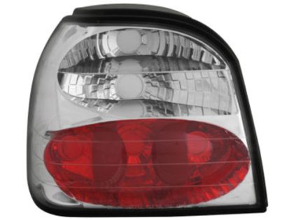 Πίσω φανάρια για Vw Golf III - χρωμίου - σετ 2τμχ.