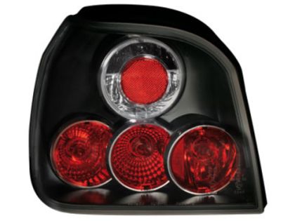 Πίσω φανάρια για Vw Golf III - μαύρα - σετ 2τμχ.