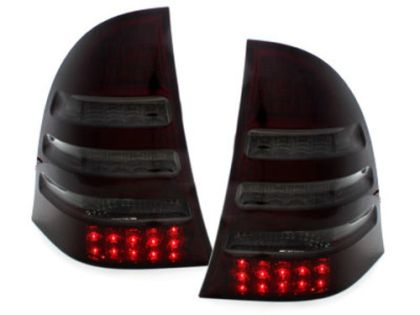 Πίσω φανάρια led για Mercedes combi C-Class W203 (2000-2004) - μαύρα - σετ 2τμχ.