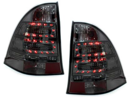 Πίσω φανάρια led για Mercedes combi C-Class W203 (2000-2004) - black - σετ 2τμχ.