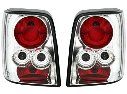 Πίσω φανάρια για Vw Passat 3Β / Β5 combi (1997-2000) - chrome - σετ 2τμχ.