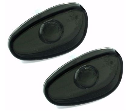 Φλας Alfa 145 / 146 / 155 / Spider  - μαύρο χρωμίου - σετ 2τμχ.