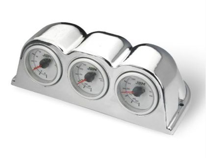 Κονσόλα - βάση για 2 όργανα μέτρησης 52 mm - χρωμίου