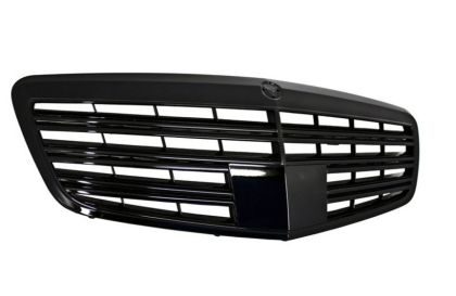 Μάσκα για Mercedes W221 S-Class (2009-2013) -  AMG design μαύρη