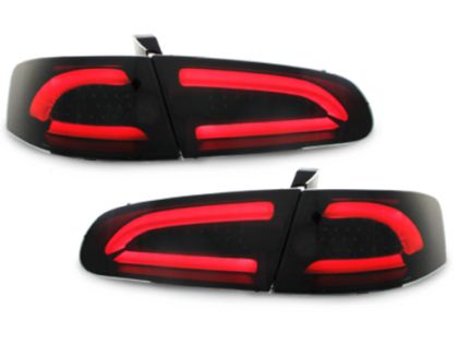 Πίσω φανάρια led για Seat Ibiza 6L (2002+) - μαύρα - σετ 2τμχ.