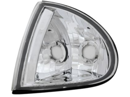 Φλας Crx Del Sol (1992 -1997) - χρωμίου - σετ 2τμχ.