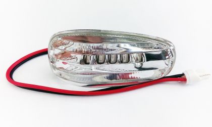 Led φλας για Mercedes W140 / W202 / W210 / W208 / Vito / Sprinter - χρωμίου - σετ 2τμχ.