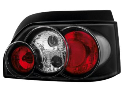 Πίσω φανάρια για Renault Clio I (1990-1998) - μαύρα 3D - σετ 2τμχ.