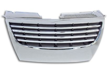 Μάσκα χωρίς σήμα για Vw Passat 3C (2005-2010) - χρωμίου με ανοίγματα για parktronic