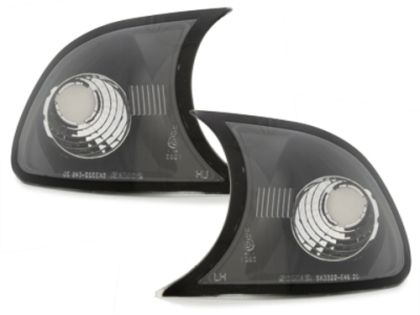 Φλας δίπλα στο φανάρι BMW E46 cabrio  (2001-2003) - μαύρο - σετ 2τμχ.