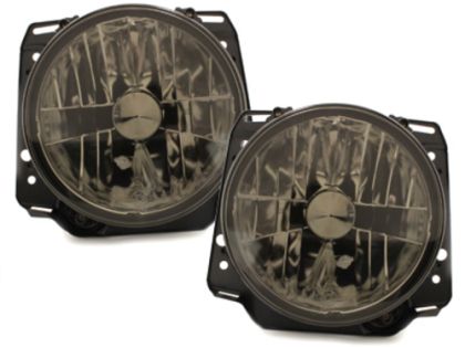 Φανάρια εμπρός για Vw Golf II (1983-1993) - φιμέ , με λάμπες (Η1) - σετ 2τμχ.