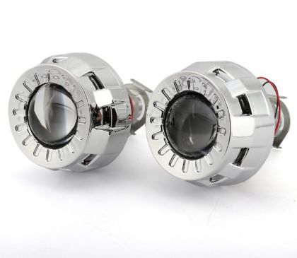 Bi xenon προτζέκτορες για ενσωμάτωση Morimoto Mini 2'' - με 2 στρογγυλά καπάκια