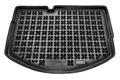 Πατάκι για πορτ - μπαγκάζ λαστιχένιο για Citroen C3 with small spare tire  (2009 - 2016) - Rezaw Plast - 1τμχ.