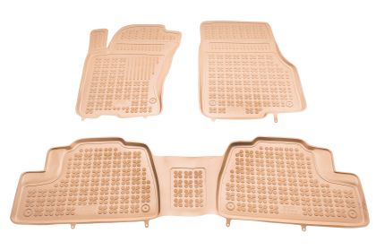 Λαστιχένια πατάκια Rezaw Plast για MERCEDES W163 (1998-2005) - τύπου σκαφάκι - μπεζ - 3τμχ.