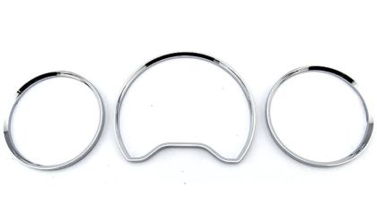 Δαχτυλίδια καντράν για Mercedes  W202 (1996-2001) / W208 CLK (1997-2002) / W210 (1995-1999) - silver