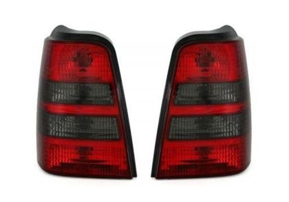 Πίσω φανάρια για Vw Golf III combi - μαύρα  chrome - σετ 2τμχ.