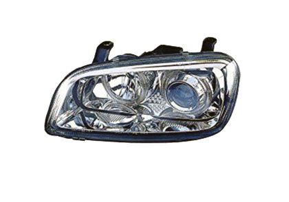 Φανάρια εμπρός angel eyes για Toyota Rav4 (1994-2000) - chrome , με λάμπες (Η1) - σετ 2τμχ.