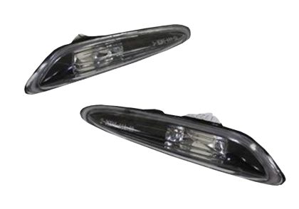 Φλας BMW E46 (2001-2005) / E60 / E61 / X3 (2004-2009) - μαύρο - σετ 2τμχ.