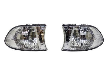 Φλας δίπλα στο φανάρι BMW E38 (1998-2001) chrome - σετ 2τμχ.