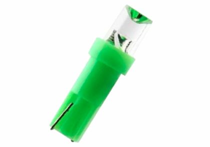 Led λάμπα τύπου T5 12V/1.2W πράσινη - 1τμχ.