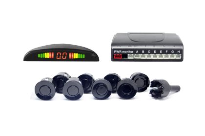 Αισθητήρες παρκαρίσματος με 8 αισθητήρες και ένδειξη led - μαύρο χρώμα