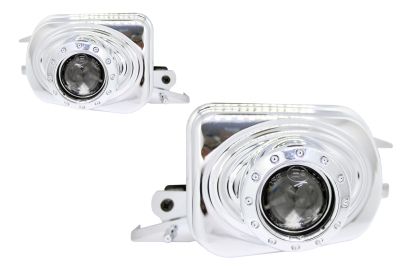 Προβολάκια με προτζέκτορα για Mercedes C-CLASS W203 (2000-2006) - μαύρα