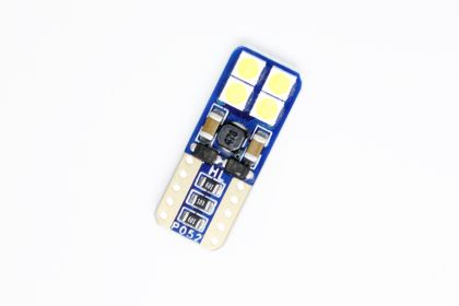 Led λάμπα T10 με 8 smd 3030 12-30V canbus - 1 τμχ.