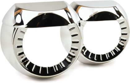 Καπάκι για προτζέκτορες 2'' οβάλ χρωμίου - 1 τμχ.