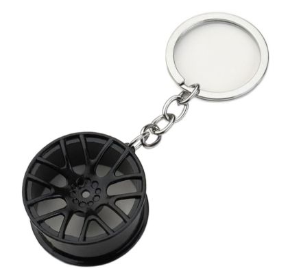 Μπρελόκ ζάντα αλουμινίου - μαύρη