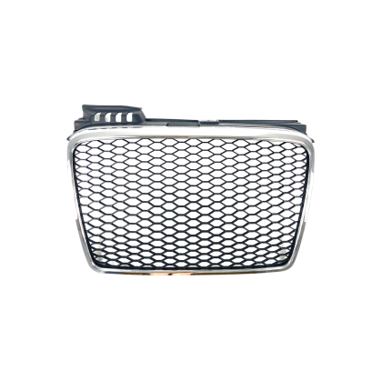 Μάσκα χωρίς σήμα για Audi A4 B7 (2004-2007)- RS Look πλαίσιο χρωμίου