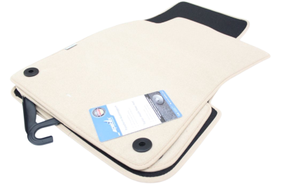 Πατάκια μοκέτα για AUDI A6 C6 (2004-2006) - μπεζ - 4τμχ.