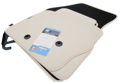 Πατάκια μοκέτα για VOLVO XC90 (2002-2014) - μπεζ - 4τμχ.