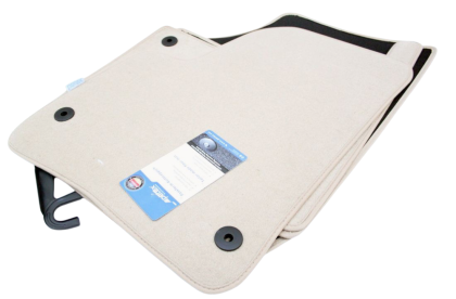 Πατάκια μοκέτα για VW Touareg I (2002-2010) -μπεζ - 4τμχ.